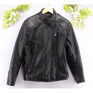 Hein Gericke by Harley Davidson Women's Leather Motorcycle Jacket 40 VTG